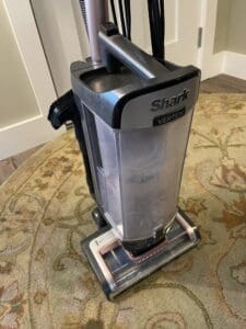 The Shark Vacuum has great HEPA filtration for keeping that doggy smell under control.