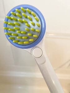 Shampoo Brush for dogs is good for dog hair removal.